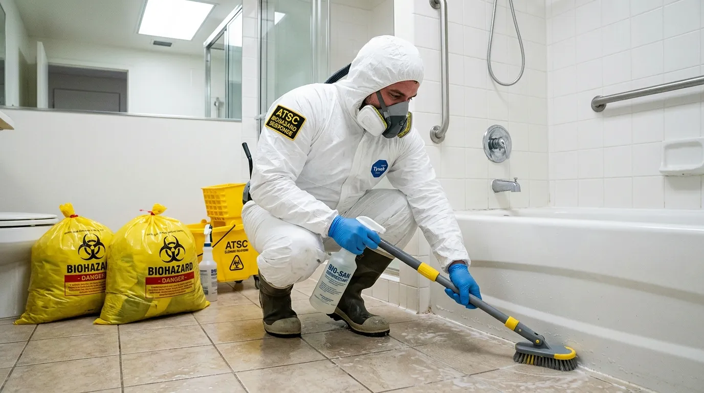 Decontamination equipment deployed for Blood Cleanup in Menasha